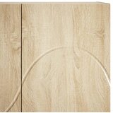  Visoka komoda Hrast sonoma 79x41x151 cm Konstruirano drvo - Hrast sonoma | shoptok.hr