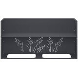  Vrtna saksija Antracit 100 x 20 x 49 cm Čelična vrata | shoptok.hr