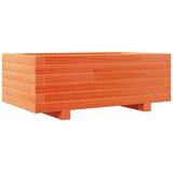  Vrtna sadilica voštano smeđa 70 x 40 x 26,5 cm masivna borovina | shoptok.hr