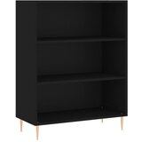 Maison Chic Knjižna omara - Knjižni regal črna 69,5x32,5x90 cm inženirski les, (21723279) Cene
