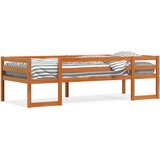 vidaXL Otroški posteljni okvir voščeno rjav 90x190 cm trdna borovina Cene