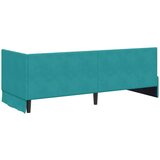  Kutni okvir kreveta s madracem Tirkizna 80 x 200 cm Baršun | shoptok.hr