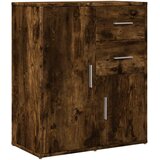  Komoda 2 kom dimljeni hrast 60x31x70 cm od konstruiranog drva | shoptok.hr