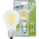 Mkc sijalica, led 6W, E27, 220V ac, toplo/bijela svjetlost, providna | Eponuda.ba