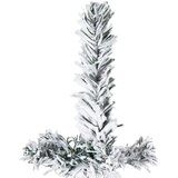  Tanka umjetna polovica božićnog drvca sa snijegom 210 cm | shoptok.hr