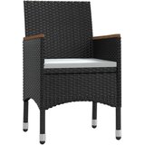 9-dijelni vrtni blagovaonski set s jastucima crni | shoptok.hr