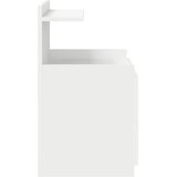  Noćni ormarići 2 kom s 2 ladice bijeli 40x36,5x62 cm | shoptok.hr