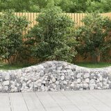  Lučne gabionske košare 4 kom 200x50x40/60 cm pocinčano željezo Cijene