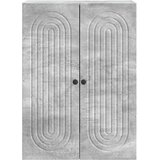  Ormar za montažu na zid Betonska siva 66 x 34,5 x 90 cm | Shoptok.si