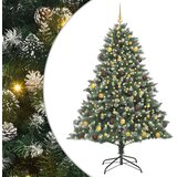  Umjetno božićno drvce Zelena 210 cm PVC, Plastika i Čelik | shoptok.hr