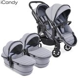 iCandy peach™ 7 dječja kolica twin phantom light grey cijene