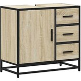 vidaXL Kupaonski ormarić za umivaonik boja hrasta 65x33x60 cm drveni | shoptok.hr