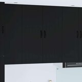 Zidni kuhinjski ormarić Crna 80 x 31 x 100 cm Konstruirano drvo | shoptok.hr