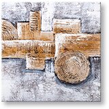  Naslikana slika na platnu abstrakt 1-delna CFA12CX0947E1 - 50x50 cm | shoptok.hr