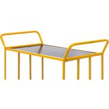 Kongamek Polica serije 144, DxŠxV 1016 x 560 x 20 mm, rumene barve | Shoptok.si