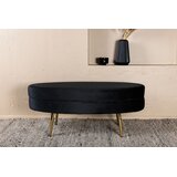 Venture Home ovalni tabure Otto 100 × 40 × 41 cm, crna | shoptok.hr
