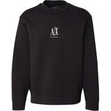 Armani Exchange Majica &#039;FELPA&#039; črna / bela cene