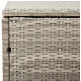  Vrtna kutija za pohranu svijetlosiva 220x50x58 cm poli ratan | Eponuda.ba