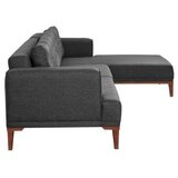 Atelier Del Sofa ugaona garnitura Vina Corner AnthraciteWalnut | ePonuda.com