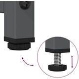 vidaXL Komoda antracitna 100,5x39x107 cm hladno valjano jeklo | Shoptok.si