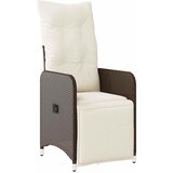  9-dijelni vrtni bistro set od poliratana s jastucima smeđi | shoptok.hr