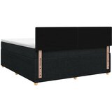  Boxspring krevet s madracem Crna 180 x 200 cm Tkanina | shoptok.hr