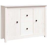  Komoda bela 100x35x74 cm trdna borovina, (20654338) | Shoptok.si