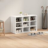 vidaXL ormar za cipele bijela 52.5 x 30 x 50 cm konstruirano drvo | shoptok.hr