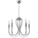 Jupiter 1688 - luster na lancu melani 5xE14/40W/230V srebrne boje | Eponuda.com