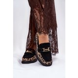 VINCEZA Suede Ladies Moccasins Panther Black 66791 | shoptok.hr