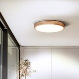 solight WO8009- prigušiva LED svetiljka SOLID OAK LED/48W/230V 3000-6500K prečnik 39 cm + daljinski upravljač | Eponuda.com