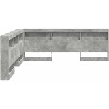 Skladišno uzglavlje Betonski sivi 200 cm Konstruirano drvo | shoptok.hr