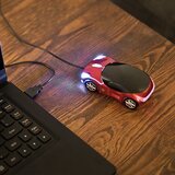  USB optična miška v obliki avtomobila - rdeča | Shoptok.si