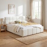 Modern Living Oblazinjena Postelja Ascona, Krem, 180x200 Cene