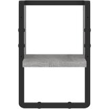  Zidna polica s prečkom boja hrasta sonome 20 x 25 x 30 cm | Eponuda.ba