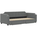  Dnevni krevet na razvlačenje i ladice tamnosivi 100 x 200 cm | shoptok.hr