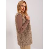 Och Bella Vest-TW-KZ-1402.10P-dark beige | shoptok.hr