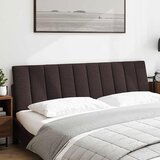 Maison Chic Posteljno vzglavje - Vzglavna omarica - Vzglavna stranica temno rjava 180 cm blago, (21704135) | Shoptok.si