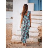 Isla Bonita By Sigris Dolge obleke Dolga Midi Obleka Modra | Shoptok.si
