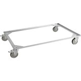 Kongamek transportni voziček za palete, nizek, višina 185 mm, z zavoro | Shoptok.si