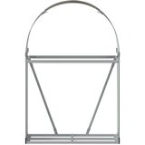 Držač za cjepanice smeđi 80x45x120 cm od pocinčanog čelika | shoptok.hr