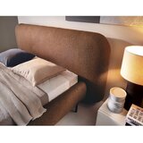 ELTAP Tapecirani bračni krevet s prostorom za odlaganje s podnicom 180x200 cm boje terakote Pointt – | shoptok.hr