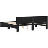  Okvir za krevet s uzglavljem crni 180x200 cm | Eponuda.com