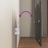  Zidno uzglavlje sivo 108x3x80 cm od masivne borovine | shoptok.hr