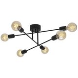  cottex P7216SV - plafonski luster baton 6xE27/60W/230V crna | Eponuda.com