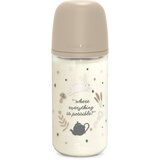 Suavinex Wonderland SX Pro Physiological Anti-Colic Glass steklenička za dojenčke M Medium Flow 3 m+ Cream 240 ml | Shoptok.si
