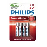 Philips baterija power alkaline AAA-R03, 4 kosi