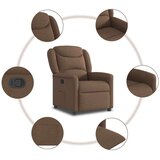  Naslanjač iz rjavega blaga, (21824636) | Shoptok.si