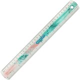  Ravnilo 30cm westcott pvc roza-turkizna e-13300 rose | Shoptok.si