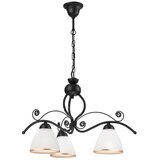  Luster na lancu RETRO II 3xE27/60W/230V crna mat | Eponuda.com